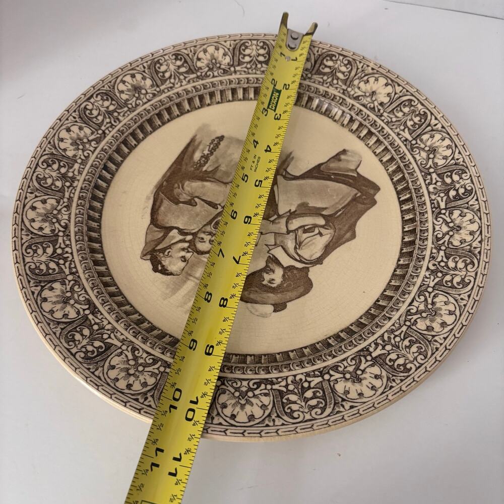 Vintage Royal Doulton Cavalier Monks Plate D3046 English Transferware 10.5" - Picture 5 of 6